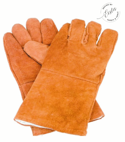 Men's Safety Solution, Safety Gloves, Leather Gloves – Brown