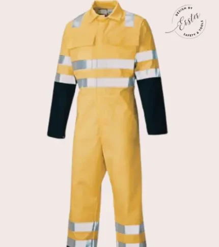 Cotton Hi Vis Drill Coverall